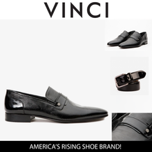 Load image into Gallery viewer, The Warsaw Men Shoe Black Leather Bit Loafer