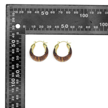 Load image into Gallery viewer, Acrylic Resin Drop &amp; Hoop Earrings with Gold Accents, Sku#JL212