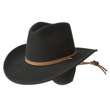 Load image into Gallery viewer, Bailey Joe Eder - LiteFelt Wool Felt Outback Hat w/ Earflaps