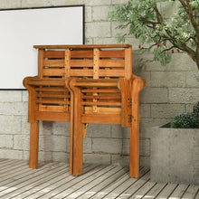 Load image into Gallery viewer, FarmHome Folding 2 Seater Garden Eucalyptus Bench