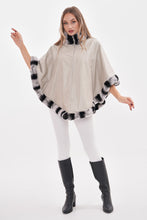 Load image into Gallery viewer, The Glacier Light Beige Reversible Leather Women Jacket