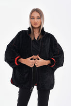 Load image into Gallery viewer, The Rebel Reversible Shearling Red Leather Women Jacket