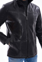 Load image into Gallery viewer, The Nero Black Leather Men Jacket