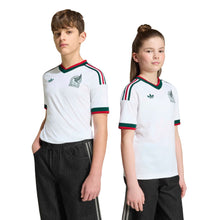 Load image into Gallery viewer, Adidas Kids Mexico 26 Away Jersey - White