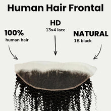 Load image into Gallery viewer, Jerry Curl 13x4 HD Lace Human Hair Frontal
