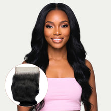 Load image into Gallery viewer, Jet Black Body Wave 4x4 HD Lace Human Hair Closure