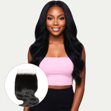 Load image into Gallery viewer, Jet Black Body Wave 5x5 HD Lace Human Hair Closure