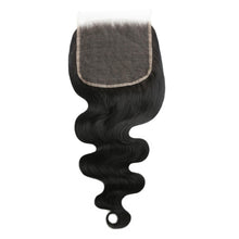 Load image into Gallery viewer, Jet Black Body Wave 6x6 HD Lace Human Hair Closure