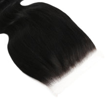Load image into Gallery viewer, Jet Black Body Wave 6x6 HD Lace Human Hair Closure