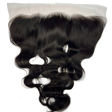 Load image into Gallery viewer, Jet Black Body Wave 13x4 HD Lace Human Hair Frontal