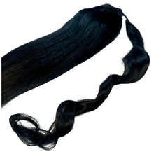 Load image into Gallery viewer, Jet Black 100% Human Hair Ponytail Extension