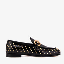 Load image into Gallery viewer, The Jupiter  Shoe Black Spike Leather  Bit Dress Loafer Limited Edition Women  Shoe