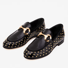 Load image into Gallery viewer, The Jupiter  Shoe Black Spike Leather  Bit Dress Loafer Limited Edition Women  Shoe