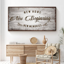 Load image into Gallery viewer, New Home, New Beginning Sign IV