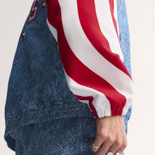 Load image into Gallery viewer, Adidas Mens Denim Graphic Track Jacket - Blue