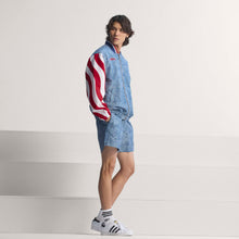 Load image into Gallery viewer, Adidas Mens Denim Graphic Track Jacket - Blue