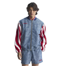 Load image into Gallery viewer, Adidas Mens Denim Graphic Track Jacket - Blue