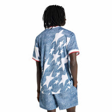 Load image into Gallery viewer, Adidas Mens Denim Graphic Jersey - Blue