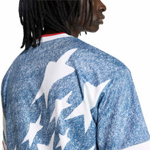 Load image into Gallery viewer, Adidas Mens Denim Graphic Jersey - Blue