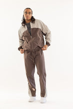 Load image into Gallery viewer, Kindred Rhinestone Track Suit - Brown/Khaki