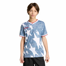 Load image into Gallery viewer, Adidas Kids Denim Graphic Jersey - Blue
