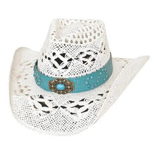 Load image into Gallery viewer, Bullhide Keepin It Real - Womens Straw Cowgirl Hat