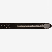 Load image into Gallery viewer, The Eugene Black &amp; Gold Woven Leather Belt