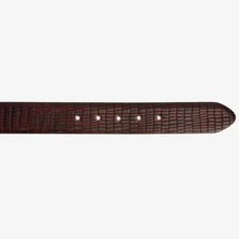 Load image into Gallery viewer, The Empire Burgundy Leather Belt