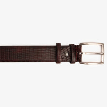 Load image into Gallery viewer, The Empire Burgundy Leather Belt