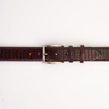 Load image into Gallery viewer, The Empire Burgundy Leather Belt
