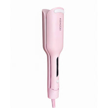Load image into Gallery viewer, KENZZI Wave Styler 2-Barrel Hair Waver, 1.25 in, 6 Heat Settings, Pink