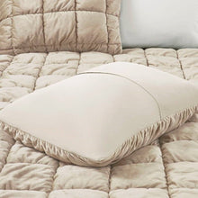 Load image into Gallery viewer, Full/Queen Beige Velvety Soft Down Alternative Comforter Set