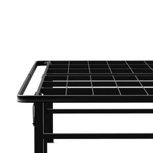 Load image into Gallery viewer, King size 18-inch High Rise Metal Platform Bed Frame