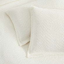 Load image into Gallery viewer, King Size 3-Piece Off White Boucle Duvet Cover Set