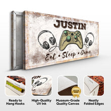 Load image into Gallery viewer, Eat Sleep Game Sign