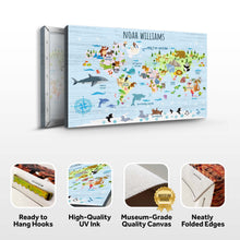 Load image into Gallery viewer, Animals And Countries Map Sign