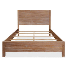 Load image into Gallery viewer, FarmHome Rustic Solid Pine Platform Bed in King Size