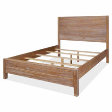 Load image into Gallery viewer, FarmHome Rustic Solid Pine Platform Bed in King Size
