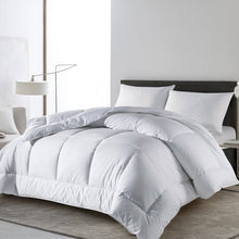 Load image into Gallery viewer, King Size All Seasons Soft White Polyester Down Alternative Comforter