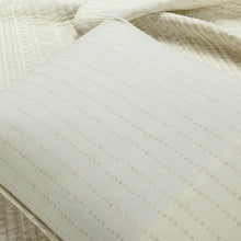 Load image into Gallery viewer, King size Scandinavian Chevron Ivory Reversible Cotton Quilt Set