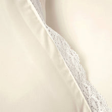 Load image into Gallery viewer, King French Country Ivory 5-Piece Lightweight Comforter Set with Lace Trim