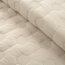 Load image into Gallery viewer, King/California King size Lightweight Beige Textured Cotton 3 Piece Quilt Set