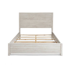 Load image into Gallery viewer, FarmHome Off White Solid Pine Platform Bed in King Size