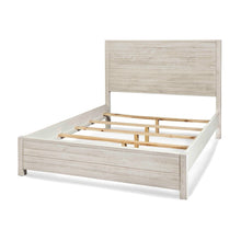Load image into Gallery viewer, FarmHome Off White Solid Pine Platform Bed in King Size