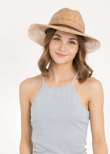 Load image into Gallery viewer, Peter Grimm Kissa - Straw Fedora Hat