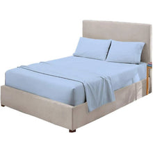 Load image into Gallery viewer, King Blue 100-Percent Egyptian Cotton 1000 Thread Count 4-Piece Sheet Set