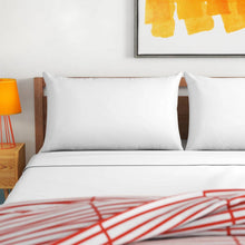 Load image into Gallery viewer, Set of 2 -King size Bed Pillow with Plush Polyester Fill and 2 Pillowcases