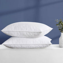 Load image into Gallery viewer, Set of 2 Machine Washable Down Feather Blend Pillow in King size