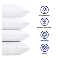 Load image into Gallery viewer, Set of 4 - King size Down Alternative Pillows - Machine Washable