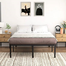 Load image into Gallery viewer, King 18-inch Rounded Edge Corners Metal Bed Frame with Under-bed Storage Space